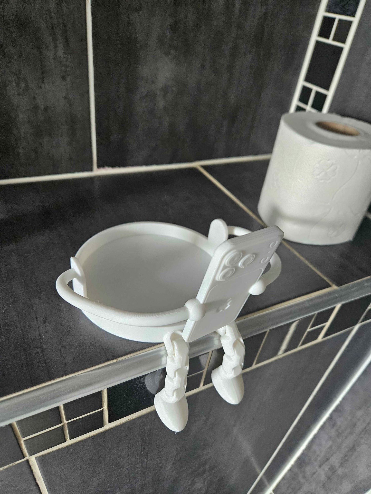 Porte-Papier Toilette Articulé – Design Moderne et Original – Accessoire Maison - Salle de bain