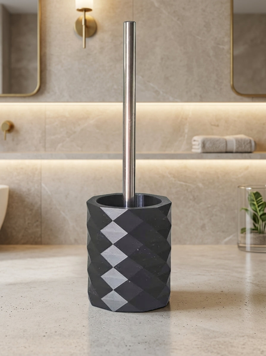 Porte-balai WC géométrique