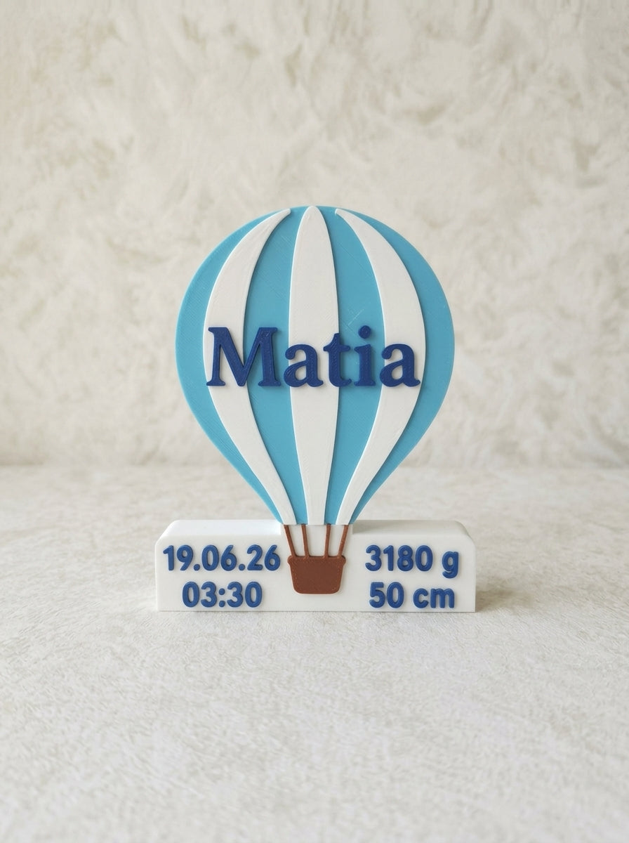 Faire-part de naissance en relief