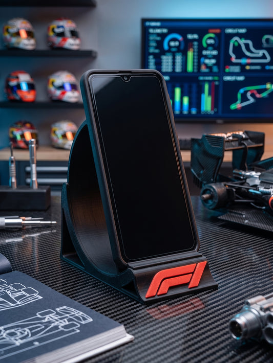 Support Téléphone F1 Réglable – Design Racing & Bureau – Accessoire Formule 1