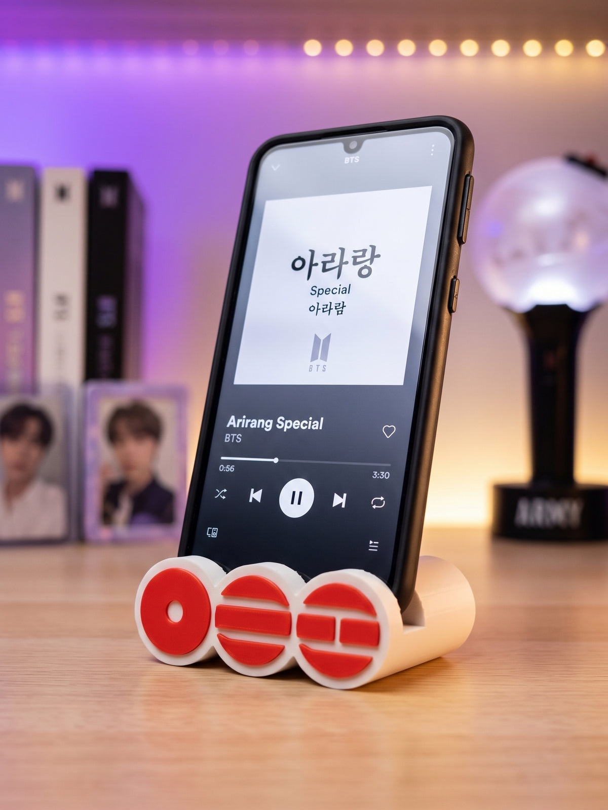 Support téléphone BTS Arirang ARMY