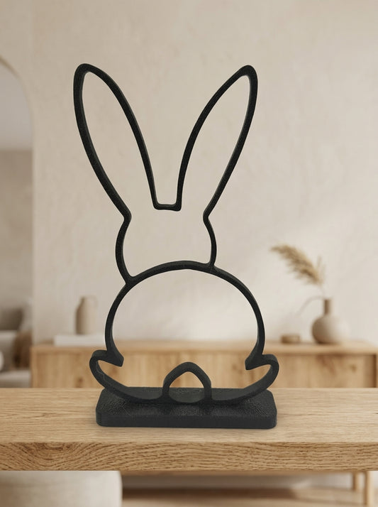 Sculpture lapin minimaliste