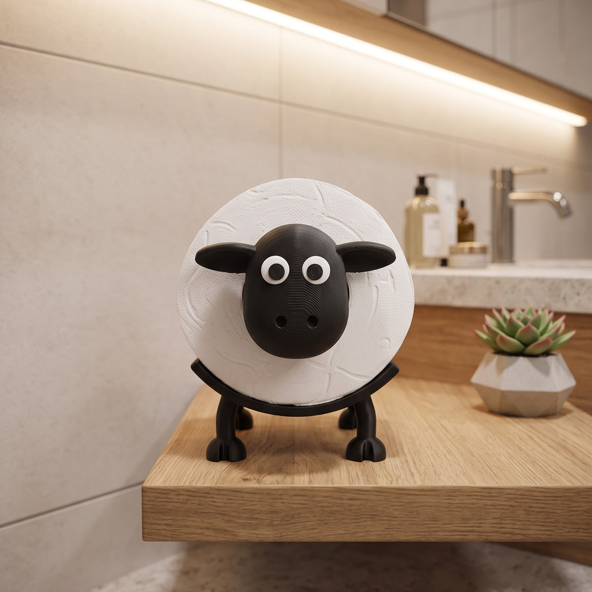 Porte rouleau papier toilette WC mouton