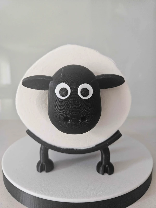Porte-Rouleau Papier Toilette Mouton – Déco WC Ludique & Originale